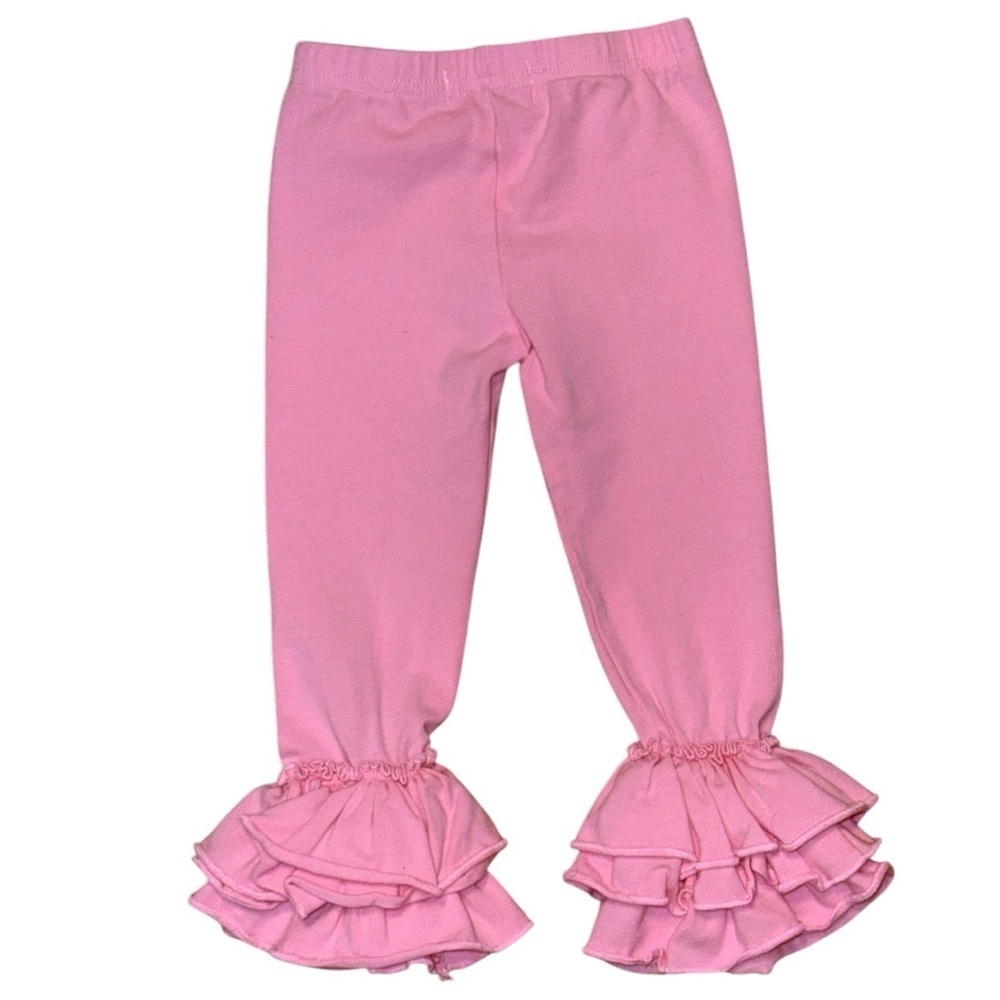 Ava Grace Boutique Pink Ruffle Pants Toddler Girl 2T
